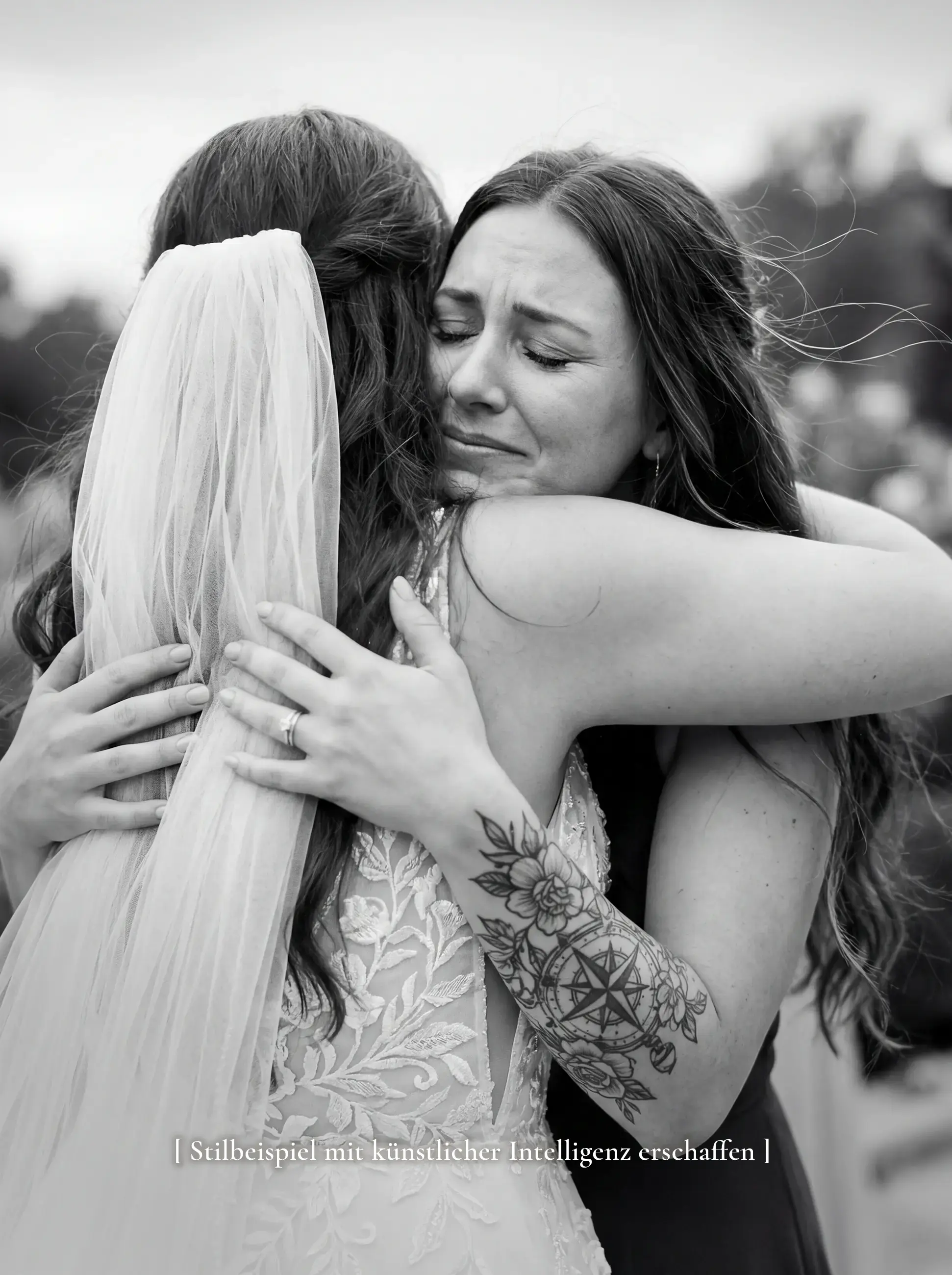 KI-Stilbeispiel: authentische Hochzeitsmomente — Hochzeitsfotograf für Breisach, Freiburg und Kaiserstuhl