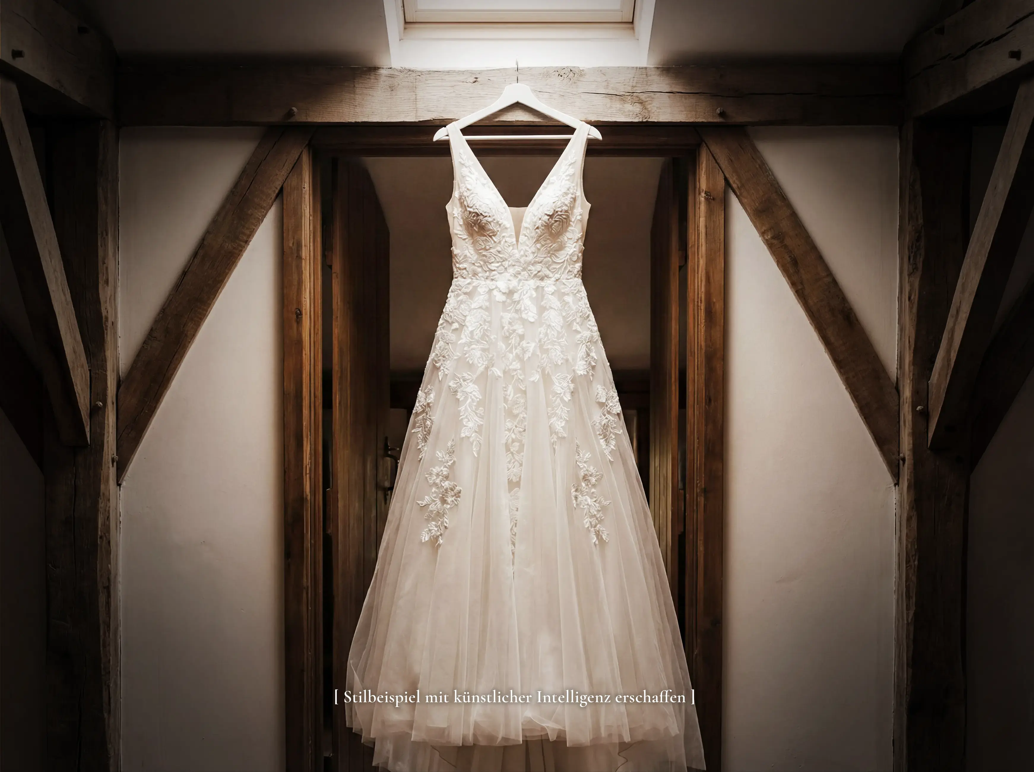 KI-Stilbeispiel — Hochzeit am Kaiserstuhl, gestalterische Handschrift von Lichtgefühl