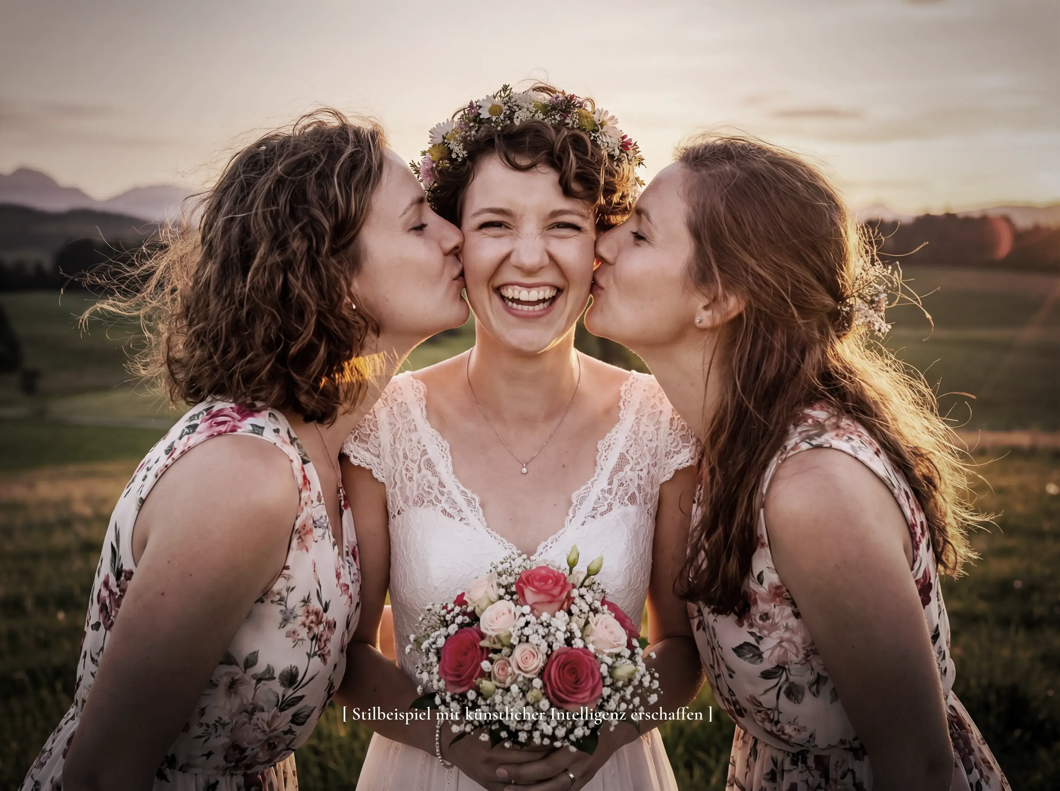 KI-Stilbeispiel — emotionale Hochzeitsfotografie für Breisach, Freiburg im Breisgau und das Markgräflerland