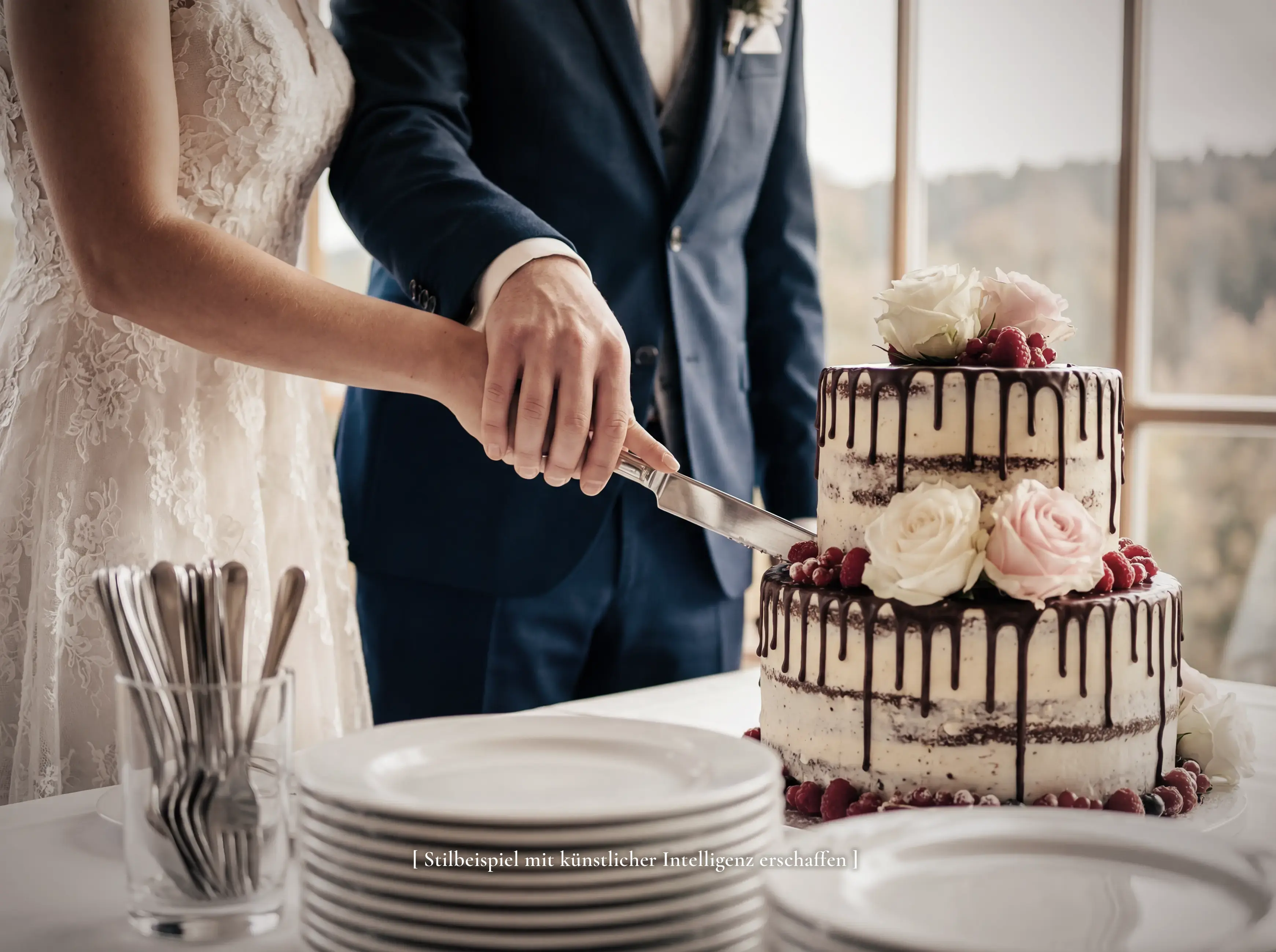 KI-Stilbeispiel — emotionale Hochzeitsfotografie für Breisach, Freiburg im Breisgau und das Markgräflerland