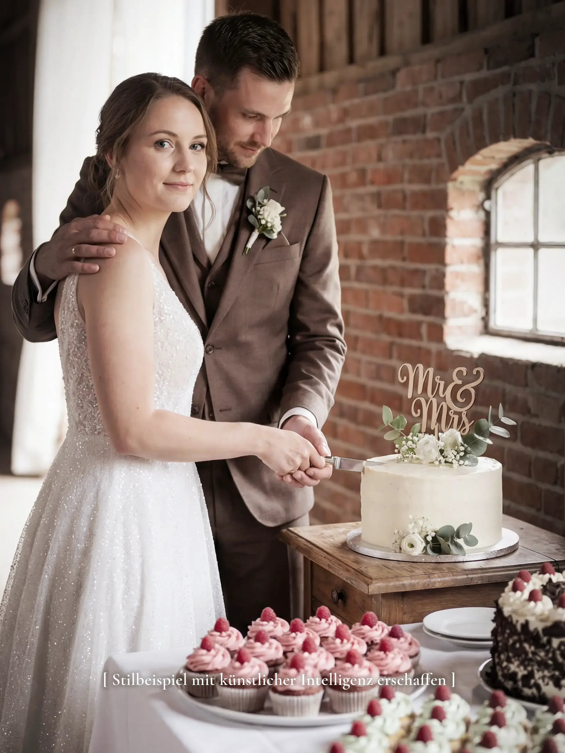 KI-generierter Hochzeitsmoment — Stilbeispiel Lichtgefühl, Denis Michel aus Breisach am Rhein
