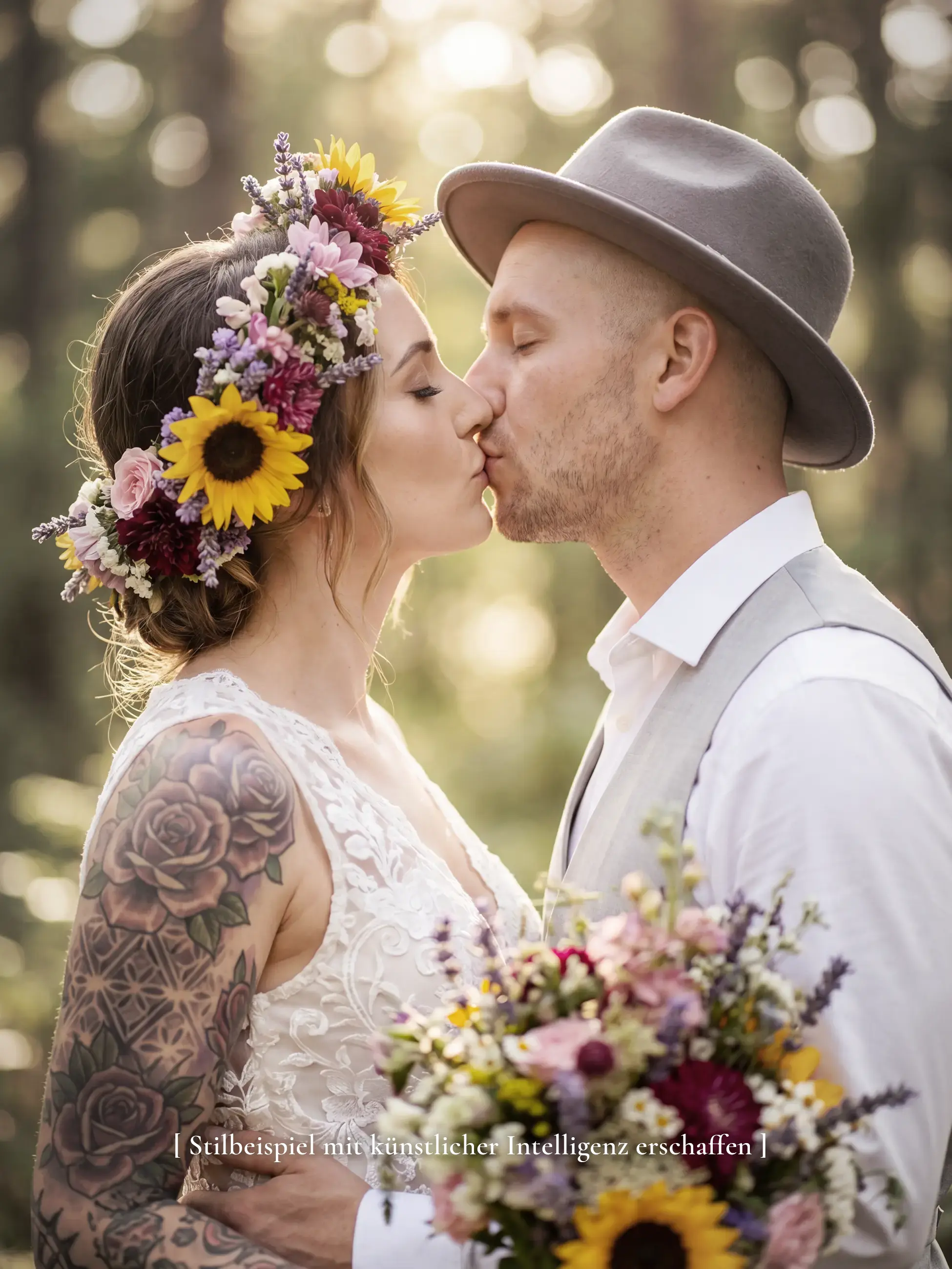 KI-generiertes Stilbeispiel von Lichtgefühl — Denis Michel, Hochzeitsfotograf aus Breisach am Rhein