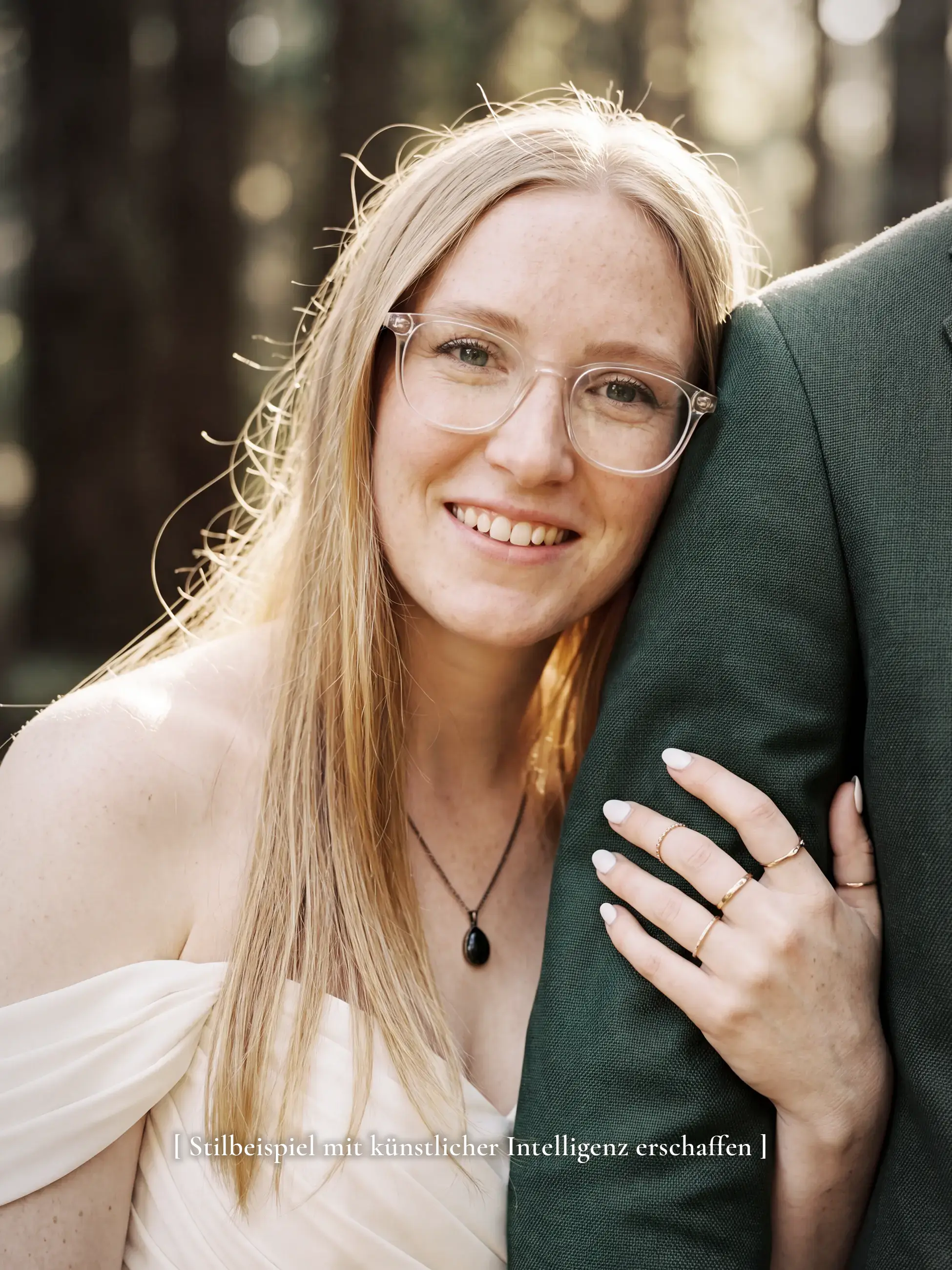 KI-generierter Hochzeitsmoment — Stilbeispiel Lichtgefühl, Denis Michel aus Breisach am Rhein