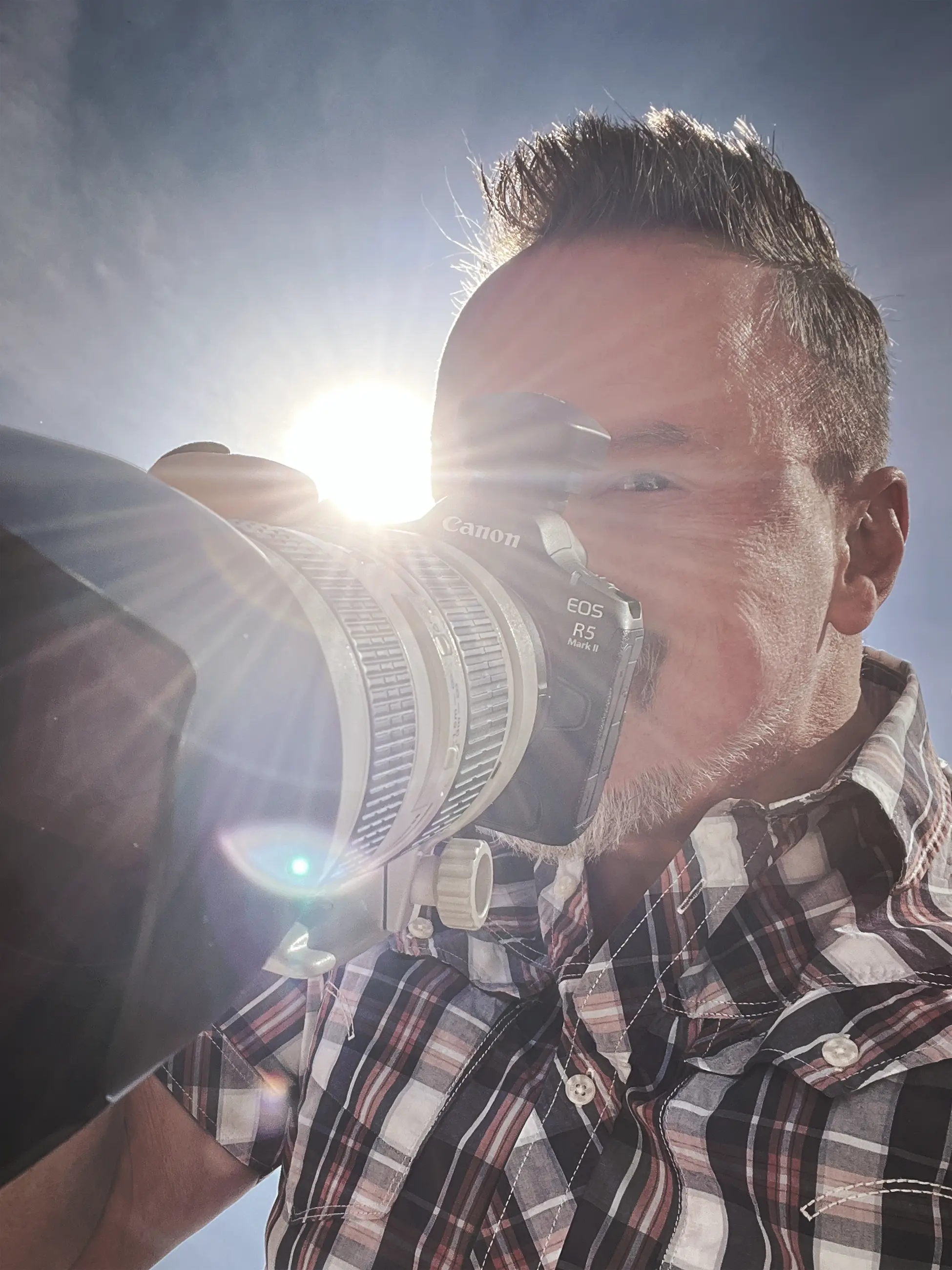 Denis beim Fotografieren